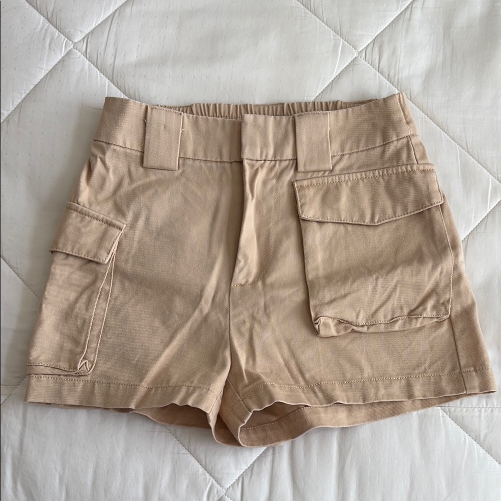 Stylish Tan Women's Shorts